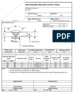 Welding Procedure Specification (WPS) : Smaw Manual Flat