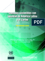 ciudades sostenibles con igualdad para america latina