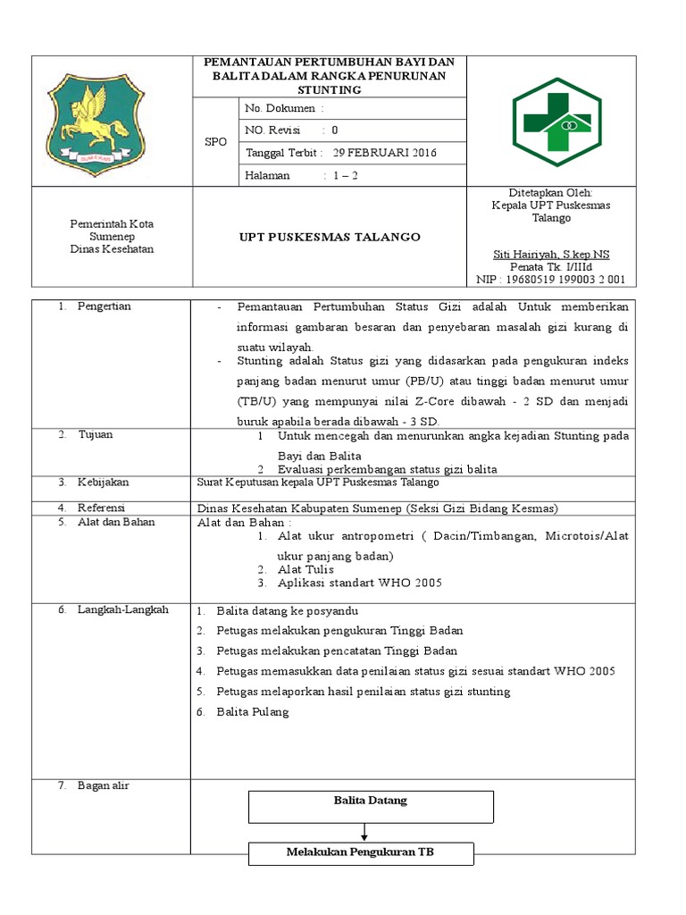 Upt Puskesmas Talango: Pemantauan Pertumbuhan Bayi Dan Balita Dalam