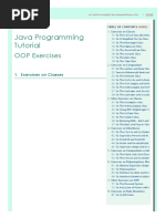 6OOP Exercises - Java Programming Tutorial