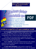 0o - Scrisoare - Pierduta - Caracteristicile - Comediei (1) .Pps