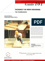 GPG101 Energy Efficiency in New Housing Site Practice For Tradesmen Ground Floors Suspended Timber Floors (1993 Rep 1997) PDF