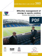GPCS360 Effective Management of Energy in Sports Centres Kirklees Metropoitan Council 1997