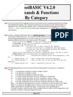 RobotBASIC Commands & Functions Reference