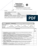 Evaluacion Del Docente