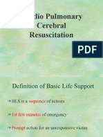 Cardio Pulmonary Cerebral Resuscitation