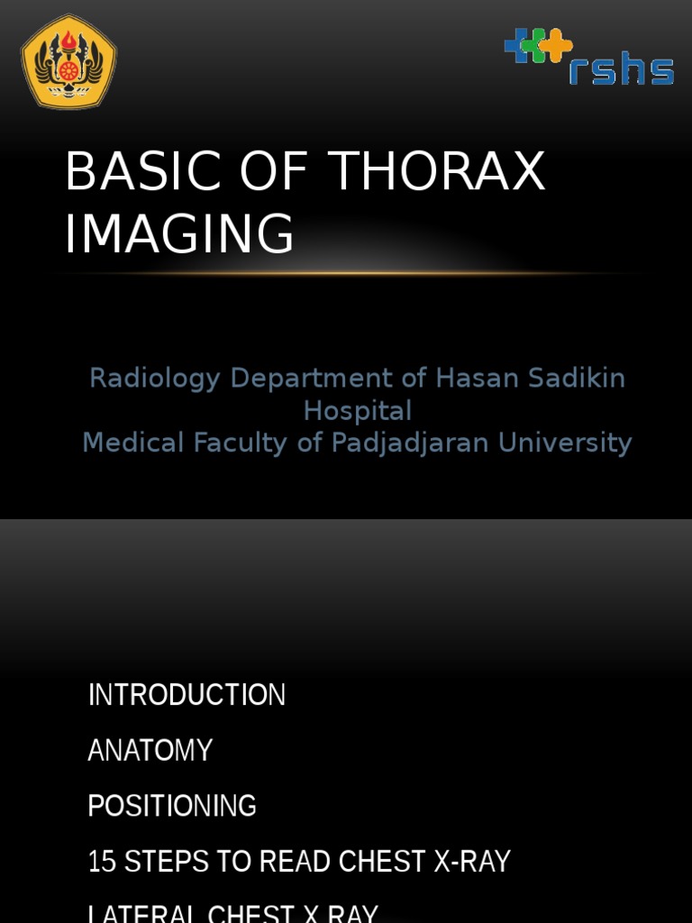 Basic of Thorax Imaging | PDF | Respiratory Tract | Lung