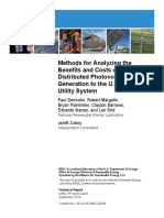 Methods For Analyzing The Benefits and Costs of Distributed Photovoltaic Generation To The U.S. Electric Utility System