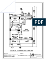 Typical Floor Plan (1St To 4Th) : F.B. F.B