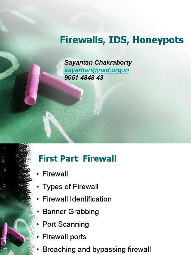 It Sec Firewalls Intrusion Detection System Honeypots Pdf