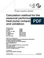 Calculation Method For The Seasonal Performance of Heat Pump Compact Units and Validation PDF