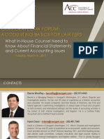 Corporate Law Forum: Accounting Basics For Lawyers