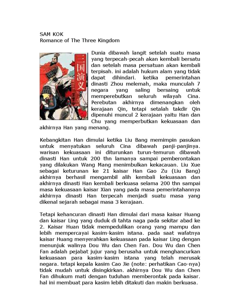 BOOK - Samkok Episode 1 | PDF | Sejarah