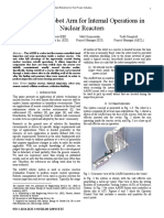 AARM A Robot Arm For Internal Operations in Nuclear Reactors