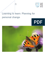 Learning To Learn Planning For Personal Change Printable