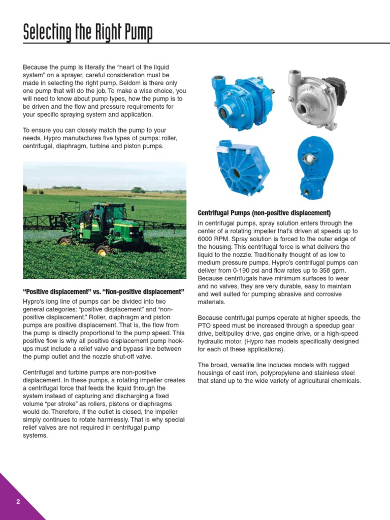 Spraying Guide | PDF | Pump | Transmission (Mechanics)