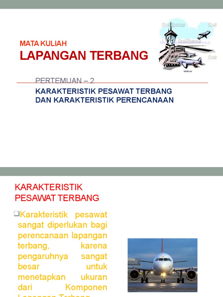 Pertemuan 3 Karakteristik Pesawat Pdf