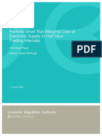 Short Run Marginal Cost - Technical Paper