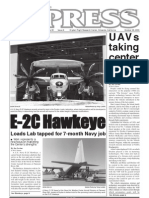 Uavs Taking Center Stage: E-2C Hawkeye E-2C Hawkeye E-2C Hawkeye E-2C Hawkeye E-2C Hawkeye