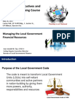 Managing Local Government Financial Resources