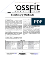 Cross Fit - Benchmark Workouts PDF