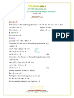 (Chapter - 2) (Polynomials) (Exemplar Problems) : Answer 3