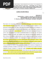 Encontro i, Lição 0