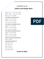 Chapter # 03: Calculation and Design Work