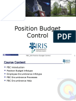 1 PBC - 200 Position Budget Control