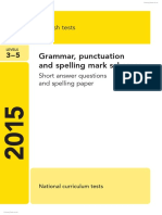 2015EngKS2GPSMarkSchemeL35 PrimaryTools - Co.uk