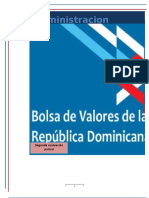 Bolsa de Valores de la República Dominicana: Estructura, Funciones y Marco Jurídico