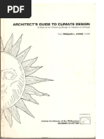 Architect's Guide To Climate Design