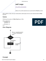 VBA While Wend Loop