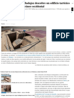 Una Excavación en Badajoz Descubre Un Edificio Tartésico Único en El Mediterráneo Occidental (EL PAIS. 17/4/2017)