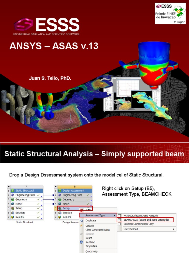 ANSYS ASAS v.13 Static Structural Guide | PDF