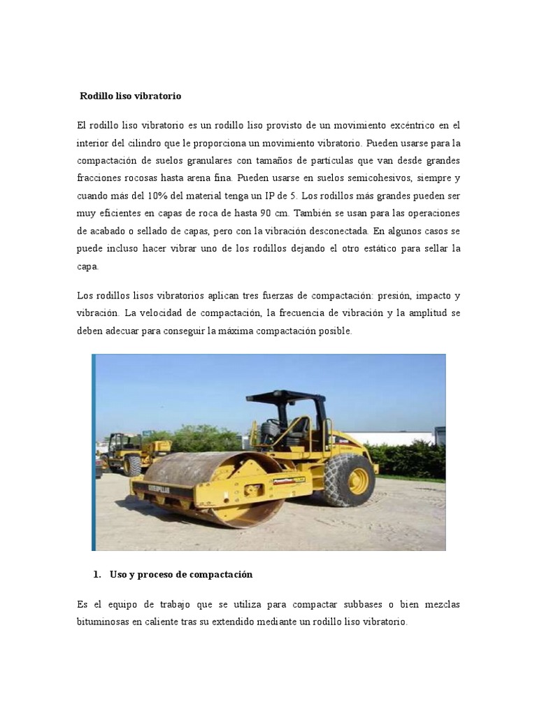 Rodillo Liso | Fundación (Ingeniería) | Fricción