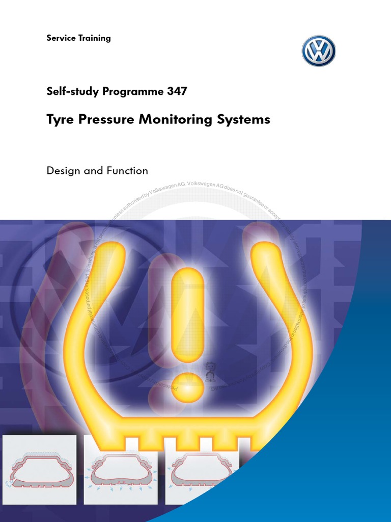 SSP 347 Tyre Pressure Monitoring System PDF Tire Anti Lock
