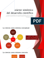 El Carácter Sistémico Del Desarrollo Científico