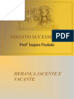 Heranca Jacente e Vacante