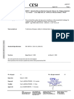 CESI Short Circuit Withstand Test Dry Type Transformer Imefy 1500 11