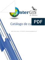 Catálogo de Cursos Presenciales y Online de OnterGIS de México