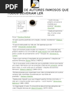 Citações de Famosos