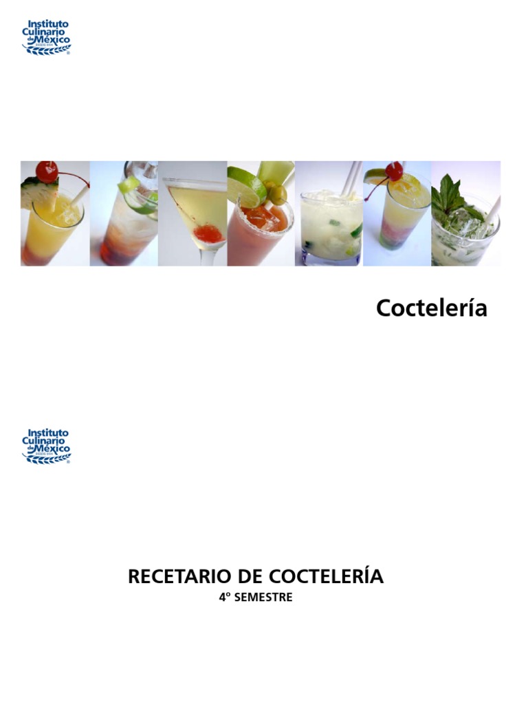 COCTELERIA | PDF | Bebida | Bebidas alcohólicas