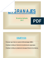 Análisis de fallas por flexión y picadura en engranajes