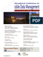Mobile Data Management: 19th IEEE International Conference On