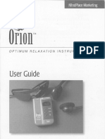 Orion Mind Machine User Guide PDF