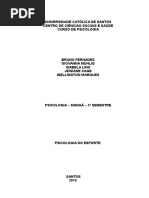 A Psicologia Do Esporte