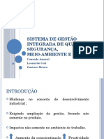 Sistema de Gestão Integrada de Qualidade, Segurança