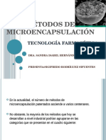 Métodos de Microencapsulación