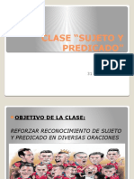 Clase 8° Sujeto y Predicado